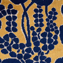 Load image into Gallery viewer, Schumacher Emelie Velvet Fabric 84791 / Sapphire &amp; Gold