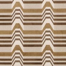 Load image into Gallery viewer, Schumacher Aldo Velvet Fabric 84811 Mocha &amp; Camel