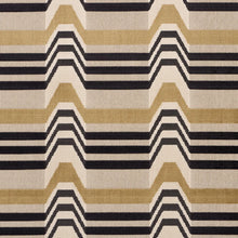 Load image into Gallery viewer, Schumacher Aldo Velvet Fabric 84812 / Mocha &amp; Noir