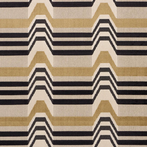 Schumacher Aldo Velvet Fabric 84812 / Mocha & Noir