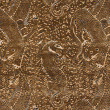 Load image into Gallery viewer, Schumacher Tigress Velvet Fabric 84830 Gold