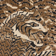 Load image into Gallery viewer, Schumacher Tigress Velvet Fabric 84831 Champagne