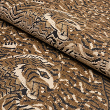 Load image into Gallery viewer, Schumacher Tigress Velvet Fabric 84831 Champagne