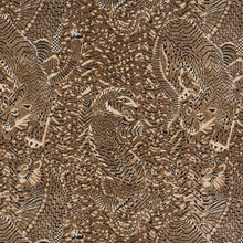 Load image into Gallery viewer, Schumacher Tigress Velvet Fabric 84831 Champagne