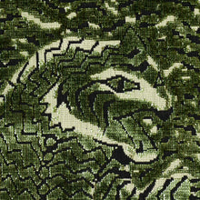 Load image into Gallery viewer, Schumacher Tigress Velvet Fabric 84832 / Malachite