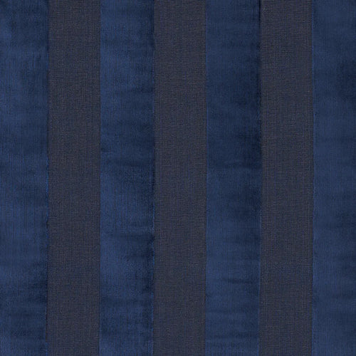 Schumacher Cunard Strié Velvet Fabric 84872 / Sapphire