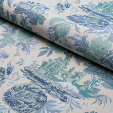 Load image into Gallery viewer, Schumacher Jardin De Louis Fabric 84880 / Delft