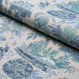 Schumacher Jardin De Louis Fabric 84880 / Delft