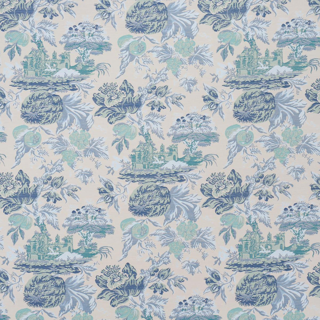 Schumacher Jardin De Louis Fabric 84880 / Delft