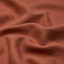 Load image into Gallery viewer, Schumacher Jumi Stonewashed Linen Fabric 84904 Terracotta
