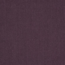 Load image into Gallery viewer, Schumacher Jumi Stonewashed Linen Fabric 84911 Aubergine