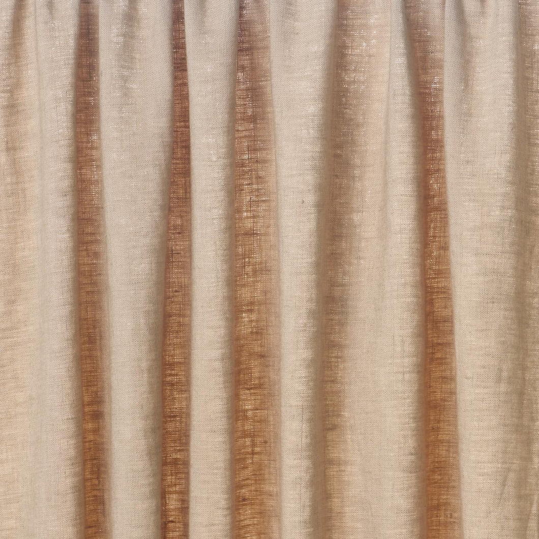 Schumacher Leslie Stonewashed Sheer Fabric 84935 / Natural