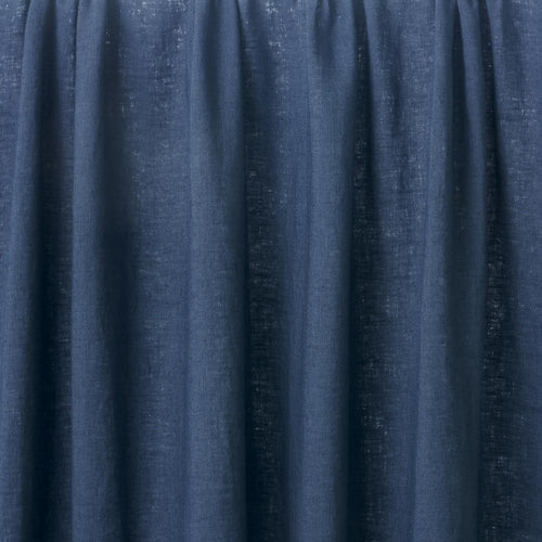 Schumacher Leslie Stonewashed Sheer Fabric 84938 / Navy