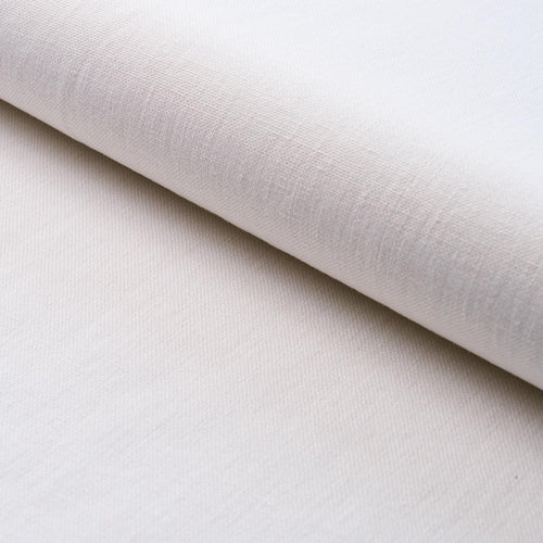 Schumacher Kai Linen Fabric 84951 / White