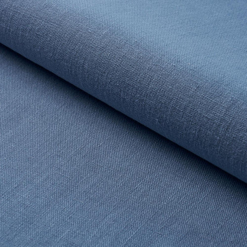 Schumacher Kai Linen Fabric 84955 / Cadet