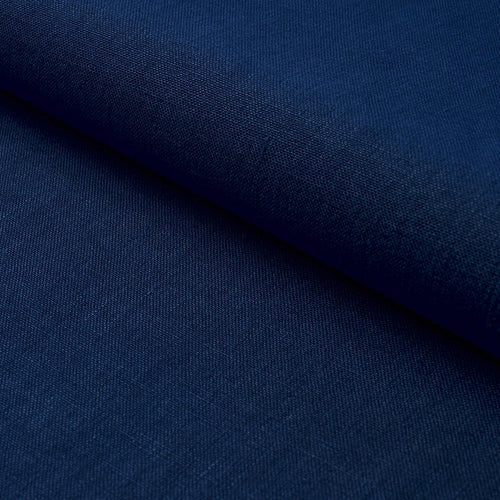 Schumacher Kai Linen Fabric 84956 / Navy