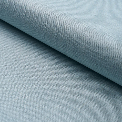 Schumacher Leo Glazed Linen Fabric 84962 / Sky