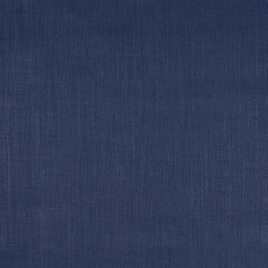 Schumacher Leo Glazed Linen Fabric 84964 / Navy