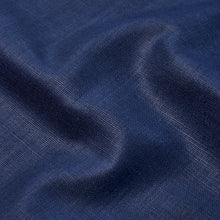 Load image into Gallery viewer, Schumacher Leo Glazed Linen Fabric 84964 / Navy