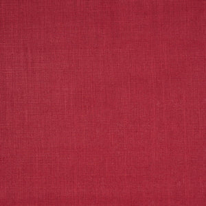 Schumacher Leo Glazed Linen Fabric 84967 / Red