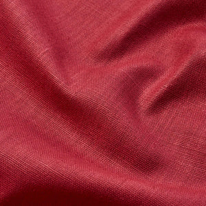 Schumacher Leo Glazed Linen Fabric 84967 / Red