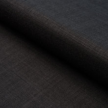 Load image into Gallery viewer, Schumacher Leo Glazed Linen Fabric 84969 / Black