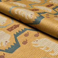 Load image into Gallery viewer, Schumacher Bear Brigade Fabric 84980 / Ochre