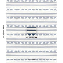 Load image into Gallery viewer, Schumacher Koda Stripe Fabric 84990 / Indigo