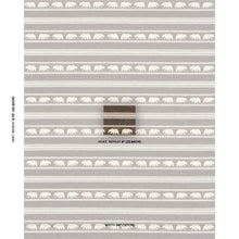 Load image into Gallery viewer, Schumacher Koda Stripe Fabric 84991 / Coffee