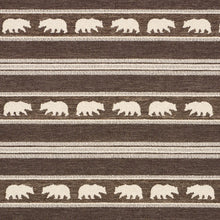Load image into Gallery viewer, Schumacher Koda Stripe Fabric 84991 / Coffee