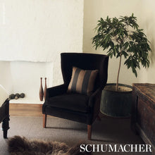 Load image into Gallery viewer, Schumacher Hemlock Stripe Fabric 85041 / Java