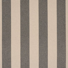 Load image into Gallery viewer, Schumacher Hemlock Stripe Fabric 85042 / Graphite