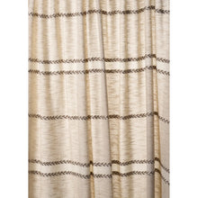 Load image into Gallery viewer, Schumacher Plains Stripe Casement Fabric 85050 / Flax