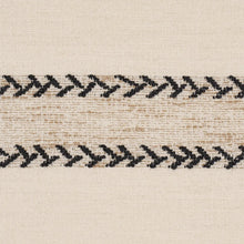 Load image into Gallery viewer, Schumacher Plains Stripe Casement Fabric 85051 / Graphite