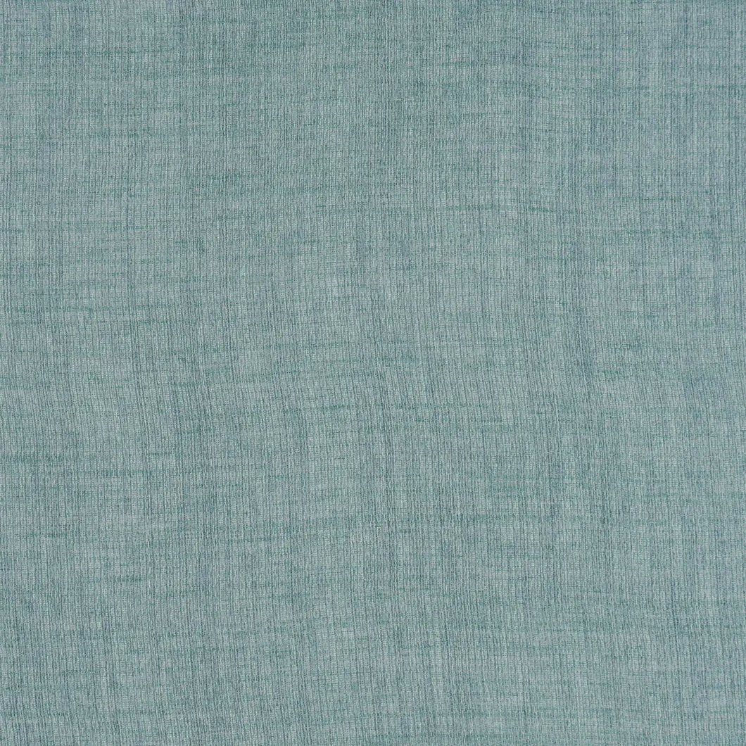 Schumacher Great Basin Sheer Fabric 85087 / Seaglass