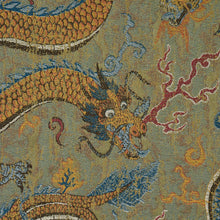 Load image into Gallery viewer, Schumacher Serpentine Dragon Fabric 85090 / Multi