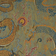 Load image into Gallery viewer, Schumacher Serpentine Dragon Fabric 85090 / Multi