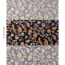 Load image into Gallery viewer, Schumacher Birds Of Paradise Woven Fabric 85110 / Noir
