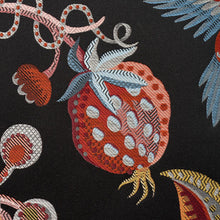 Load image into Gallery viewer, Schumacher Birds Of Paradise Woven Fabric 85110 / Noir