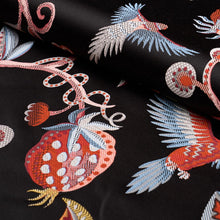 Load image into Gallery viewer, Schumacher Birds Of Paradise Woven Fabric 85110 / Noir