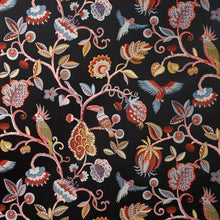 Load image into Gallery viewer, Schumacher Birds Of Paradise Woven Fabric 85110 / Noir