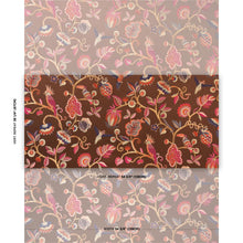 Load image into Gallery viewer, Schumacher Birds Of Paradise Woven Fabric 85111 / Chestnut