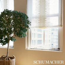 Load image into Gallery viewer, Schumacher Bonneville Sheer Fabric 85130 / Ivory