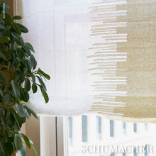 Load image into Gallery viewer, Schumacher Bonneville Sheer Fabric 85130 / Ivory