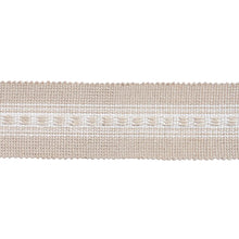 Load image into Gallery viewer, Schumacher Lubeck Tape Narrow Trim 85175 / Natural