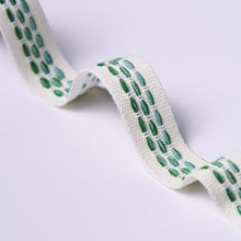 Load image into Gallery viewer, Schumacher Portola Tape Narrow Indoor/Outdoor Trim 85182 / Green