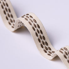 Load image into Gallery viewer, Schumacher Portola Tape Narrow Indoor/Outdoor Trim 85185 / Pebble