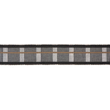 Load image into Gallery viewer, Schumacher Calcada Tape Medium Trim 85191 / Carbon
