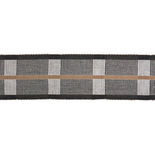Load image into Gallery viewer, Schumacher Calcada Tape Wide Trim 85200 / Carbon