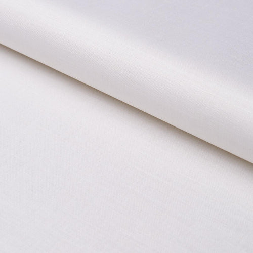 Schumacher Patent Linen Fabric 85270 / White